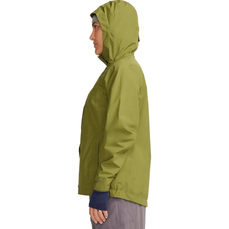 Kathmandu Bealey 2L Gore-Tex Womens Rain Jacket in Dark Fern-2