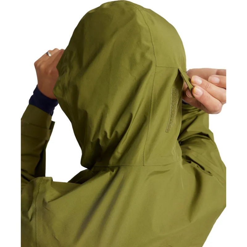Kathmandu Bealey 2L Gore-Tex Womens Rain Jacket in Dark Fern-4
