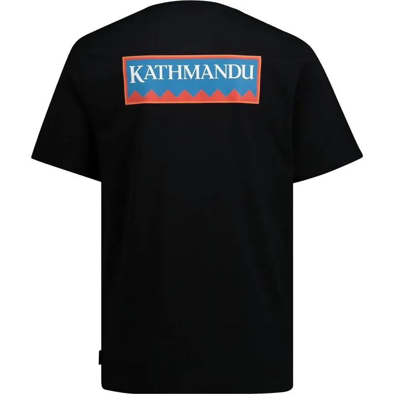 Kathmandu Heritage Logo Organic Cotton Men's Tee in Black-1