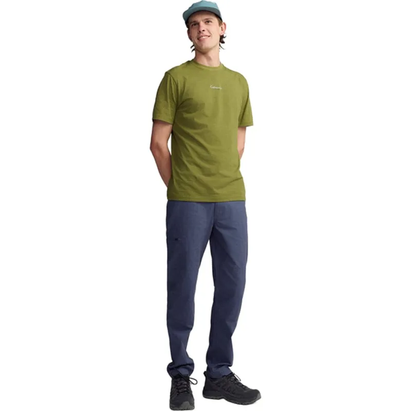 Kathmandu Men's River Organic Cotton S/S Tee in Dark Fern-2