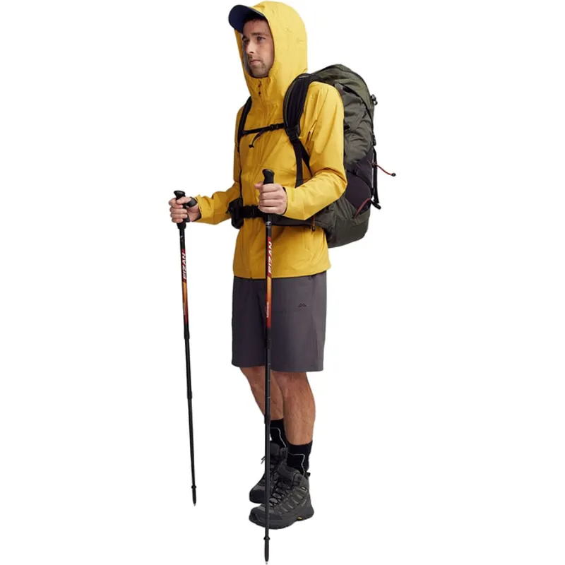 Kathmandu Mens Trailhead Stretch 2.5L Rain Jacket in Golden-3