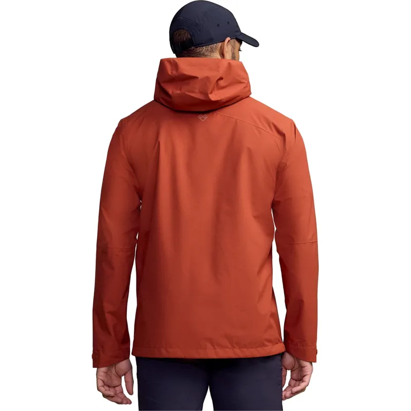 Kathmandu Mens Trailhead Stretch 2.5L Rain Jacket in Redwood-2