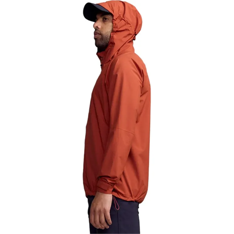 Kathmandu Mens Trailhead Stretch 2.5L Rain Jacket in Redwood-3