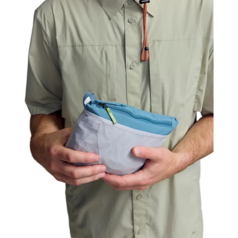 Kathmandu Mens Trailhead Stretch 2.5L Rain Jacket in Washed Blue-6