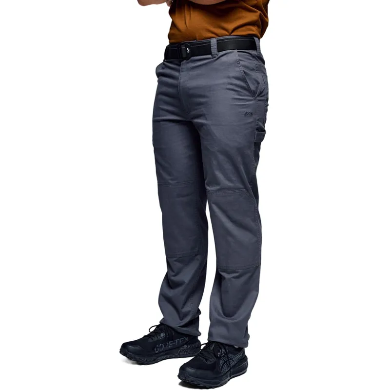 Kathmandu Mens Weekend Cotton Pants in Shale-1