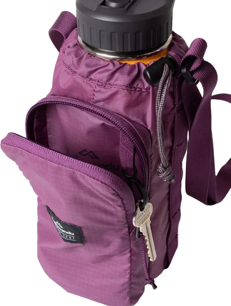 Kathmandu Pack and Go Bottle Holder in Washed Berry-1