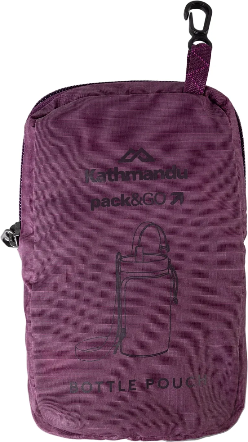 Kathmandu Pack and Go Bottle Holder in Washed Berry-2
