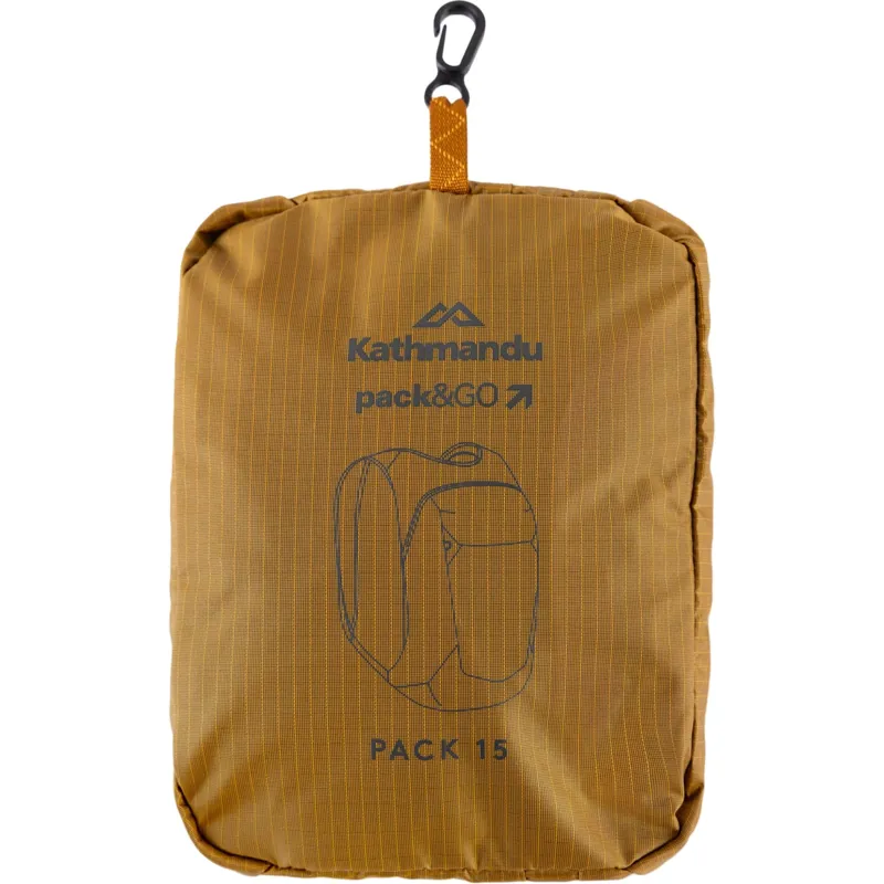 Kathmandu Pack and Go Pack in Golden-2