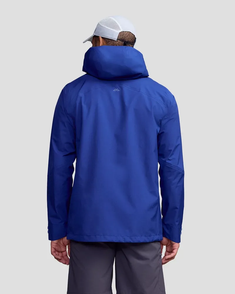 Kathmandu Ridge 3L Gore-Tex Mens Rain Jacket in Bright Navy-2