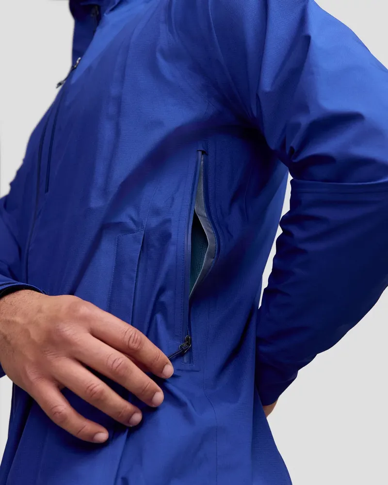 Kathmandu Ridge 3L Gore-Tex Mens Rain Jacket in Bright Navy-3