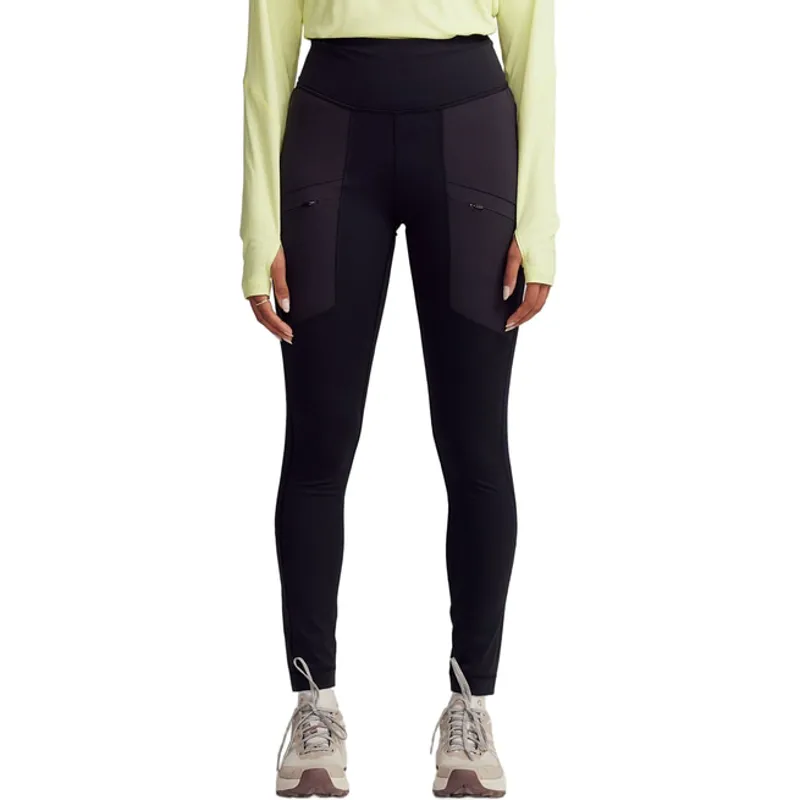 Kathmandu Ridge Women's Hybrid Leggings in Black Stingray