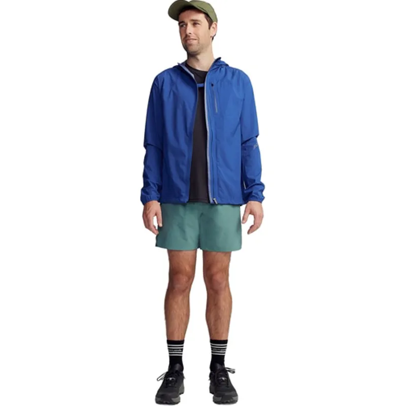 Kathmandu Seeker Men's 2.5L Rain Jacket in Bright Navy-4