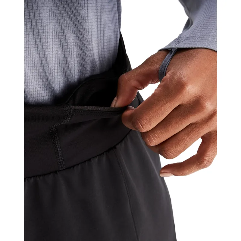 Kathmandu Seeker Women's 5 inch Shorts in Black Stingray-6