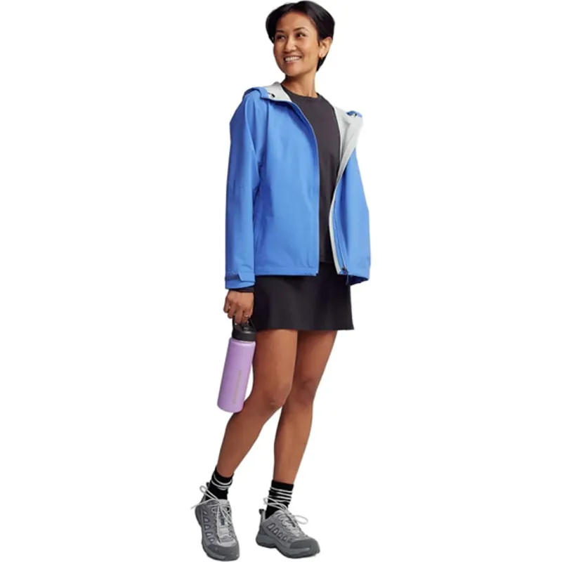 Kathmandu Trailhead Stretch 2.5L Women's Rain Jacket in Dark Peri-1