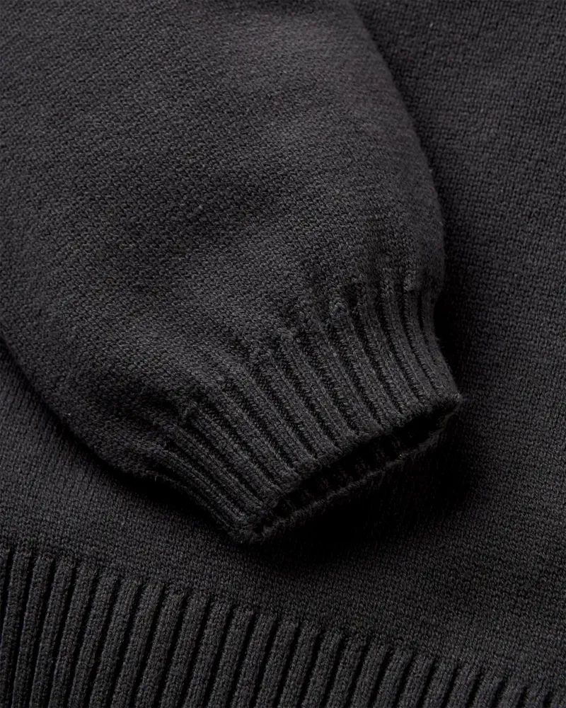 Passenger Womens Penida Knitted Jumper in Faded Black-4