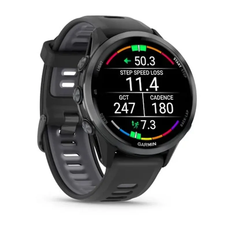 Garmin Forerunner 970 Carbon Grey DLC Titanium in Black/Translucent-2