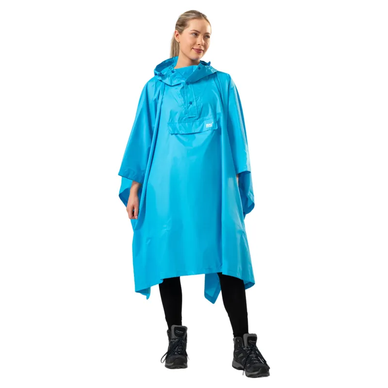 Mac in a Sac Origin 2 Poncho in Neon Blue