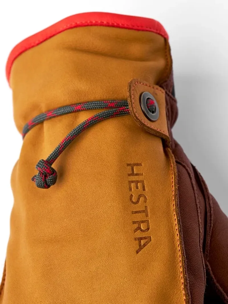 Hestra Wakayama 5-finger Ski Gloves in Cork / Brown-1