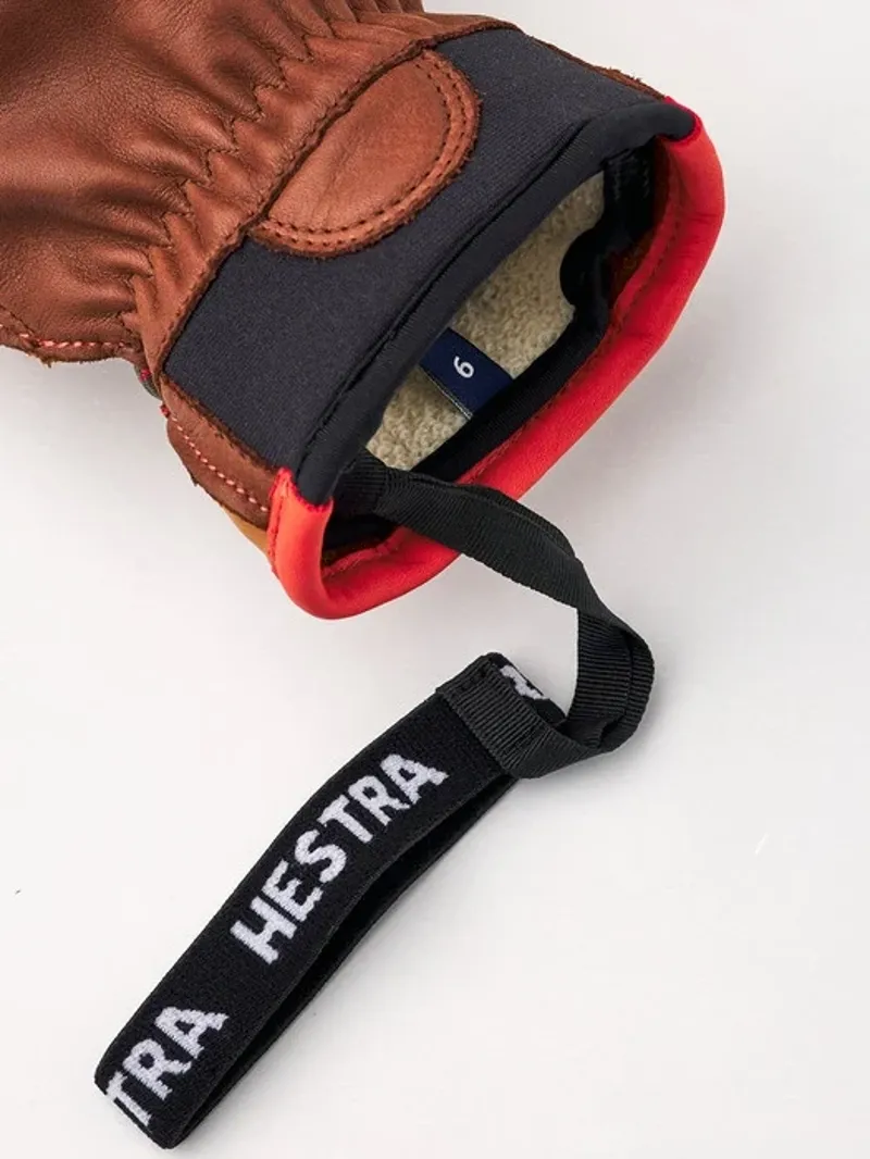 Hestra Wakayama 5-finger Ski Gloves in Cork / Brown-3