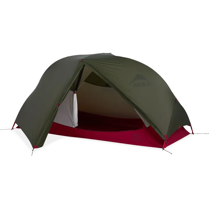 MSR Hubba Hubba Bikepack 1-Person Tent in Green-1