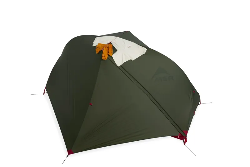 MSR Hubba Hubba Bikepack 1-Person Tent in Green-10