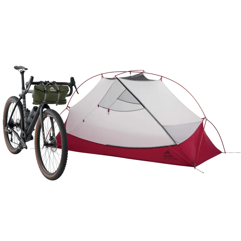 MSR Hubba Hubba Bikepack 1-Person Tent in Green-5