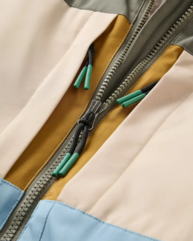 Passenger Womens Lumi Colour Block Parka in Dusty Ochre-4