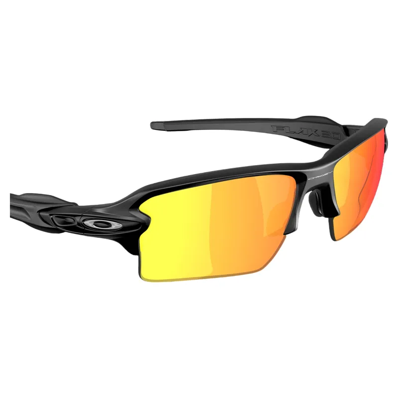 Oakley Flak 2.0 XL in Matte Black / Prizm Ruby Lens-3