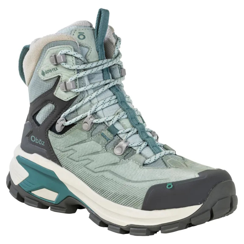 Oboz Women's Bridger Ridge Mid GTX Hiking Boot UK size 4 in Glacier