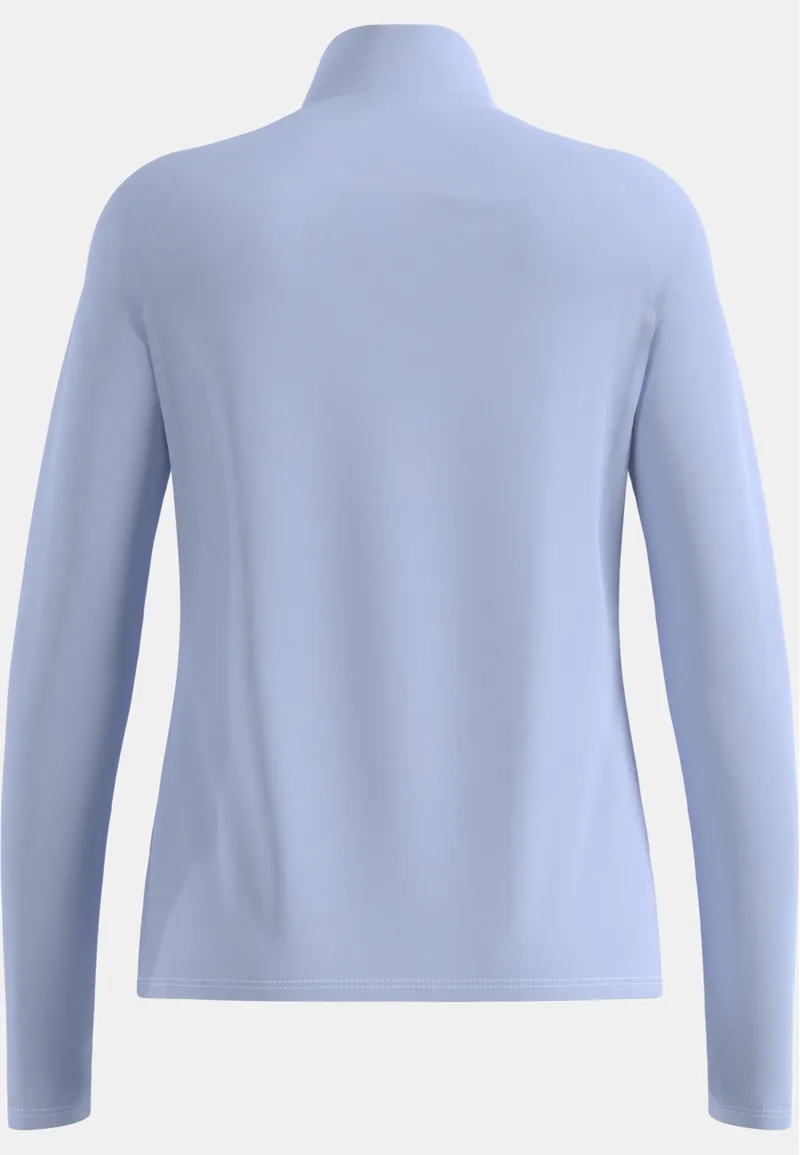 Odlo Besso Long Sleeve Half-Zip Mid Layer Women's in Blue Heron-1
