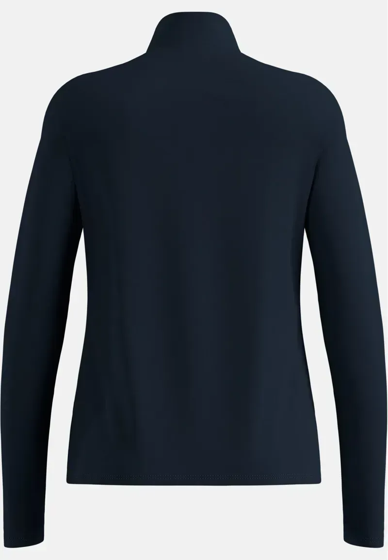Odlo Besso Long Sleeve Half-Zip Mid Layer Women's in Dark Sapphire-1