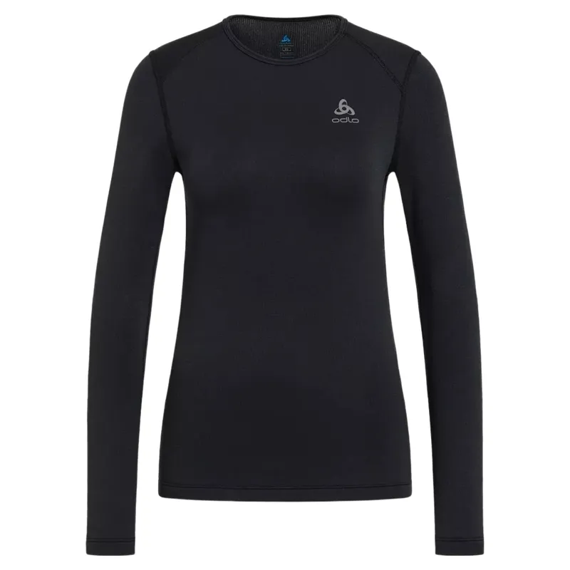 Odlo Women's Active Originals Warm L/S Crew Neck Shirt in Black