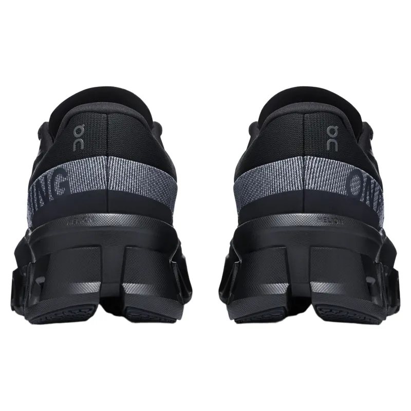On Womens Cloudmonster 2 Road Runners 6 in Black / Eclipse-4
