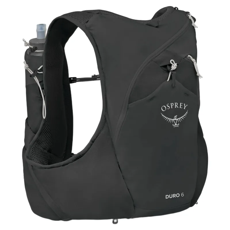 Osprey Duro 6 Run Hydration Vest with Flasks in Black-2