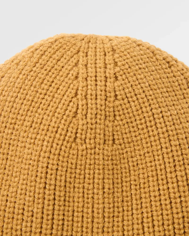 Passenger Compass Recycled Beanie in Dusty Ochre-2