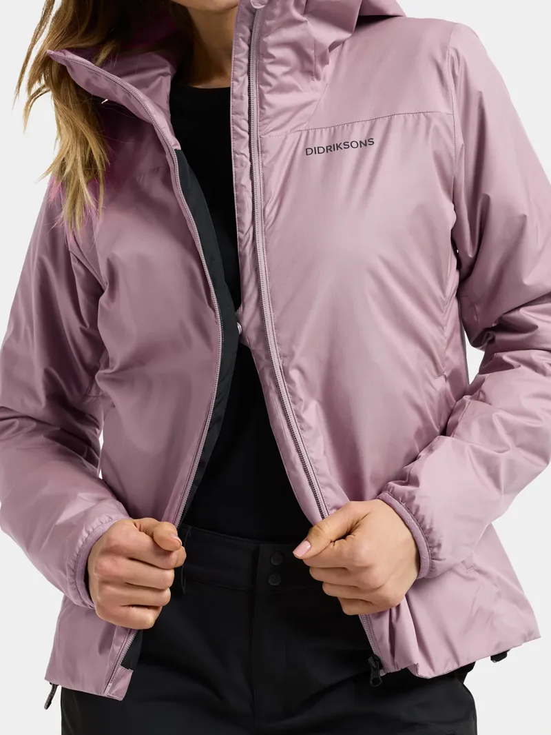 Didriksons Womens Karix 3 Jacket in Lilac Haze-5