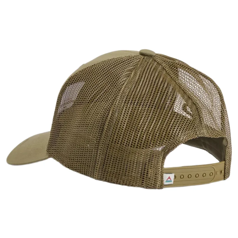 Passenger Elements Core Trucker Triangle Patch Cap in Khaki-1