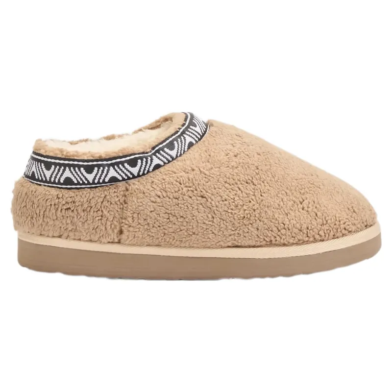 Passenger Ember 2 Sherpa Fleece Slippers in Biscuit-1