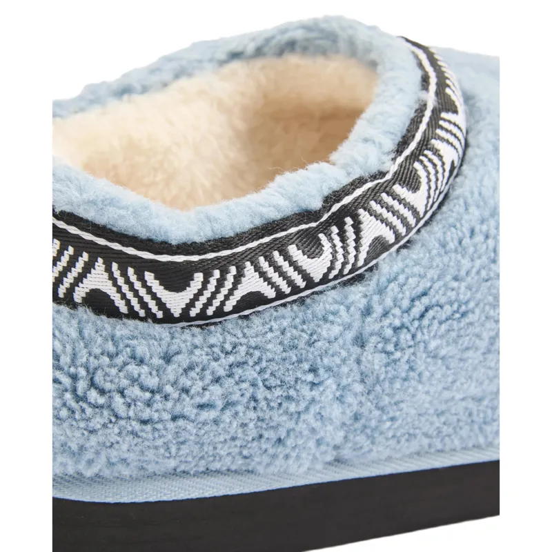 Passenger Ember 2 Sherpa Fleece Slippers in Faded Denim-2