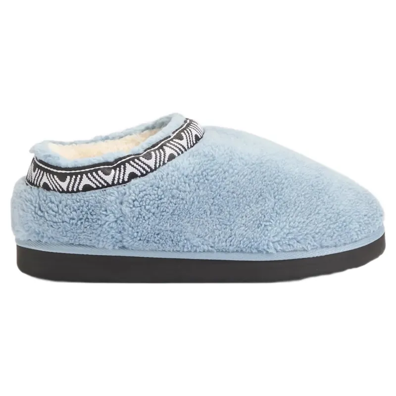 Passenger Ember 2 Sherpa Fleece Slippers in Faded Denim-1