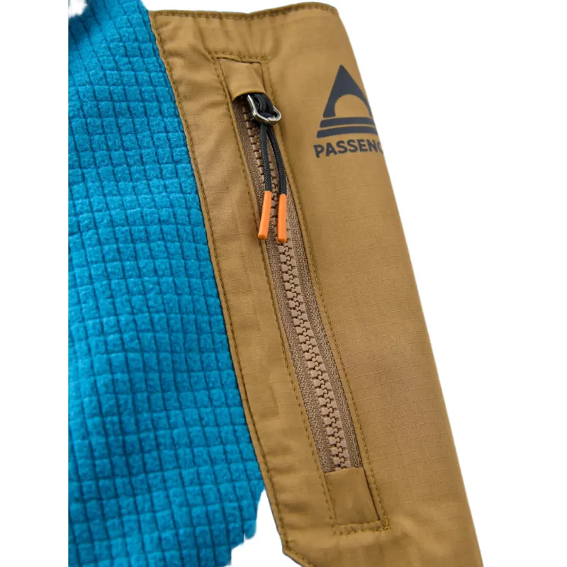 Passenger Men's Forestscape Recycled Fleece Crew in Blue Steel-2
