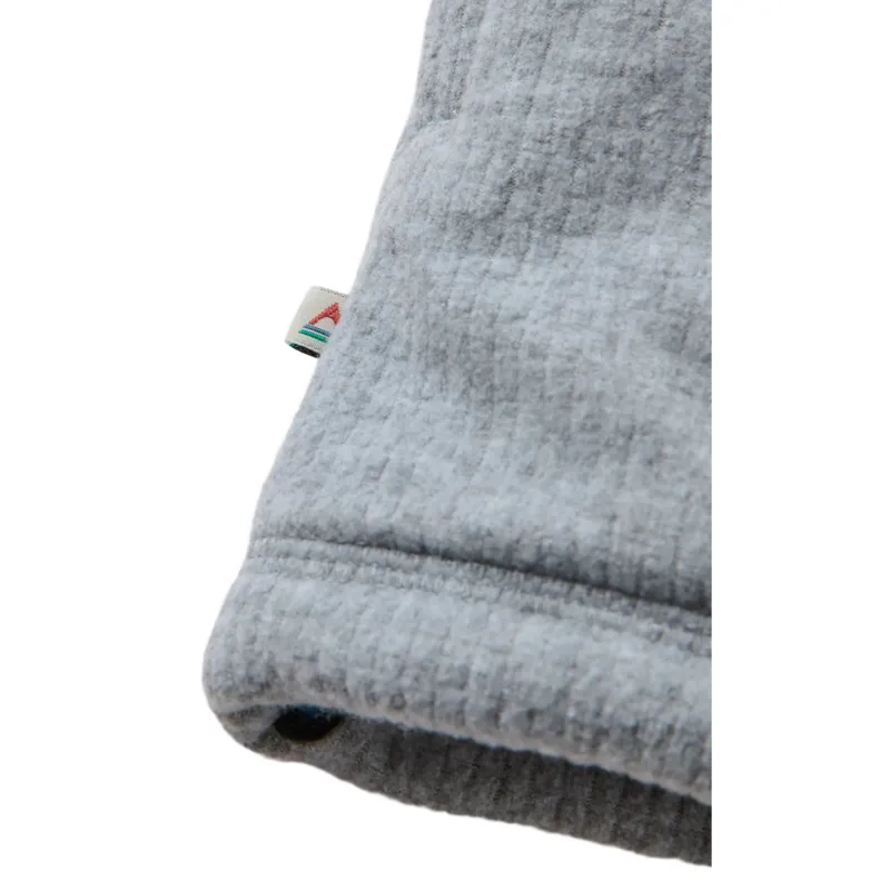 Passenger Men's Forestscape Recycled Fleece Hoodie in Grey Marl-7
