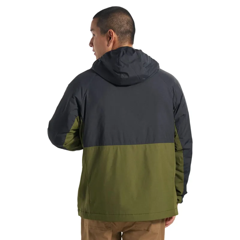Passenger Mens Daybreak Lightweight Recycled Thermore Insulated Jacket 2 in Faded Black / Khaki-4