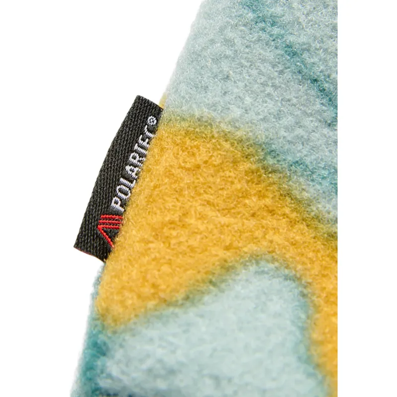 Passenger Mens Dusk Recycled Polartec Fleece in Slower Rhythms Deep Ocean-5