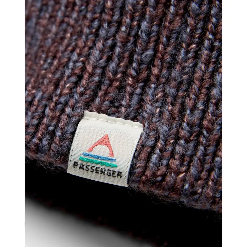 Passenger Mens Fog Recycled Knitted Jumper in Charcoal-5