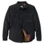 Passenger Mens Kodiak 3.0 Sherpa Lined Cord Overshirt in Faded Black