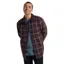 Passenger Mens Kodiak Sherpa Lined Overshirt in Brambleberry Check