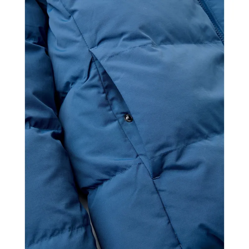Passenger Mens Oceanic Recycled Heavyweight Insulated Full Zip Jacket in Dark Denim-4
