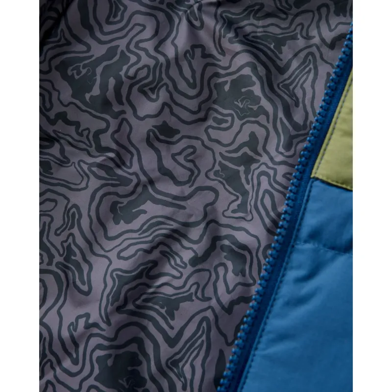 Passenger Mens Oceanic Recycled Heavyweight Insulated Full Zip Jacket in Dark Denim-5