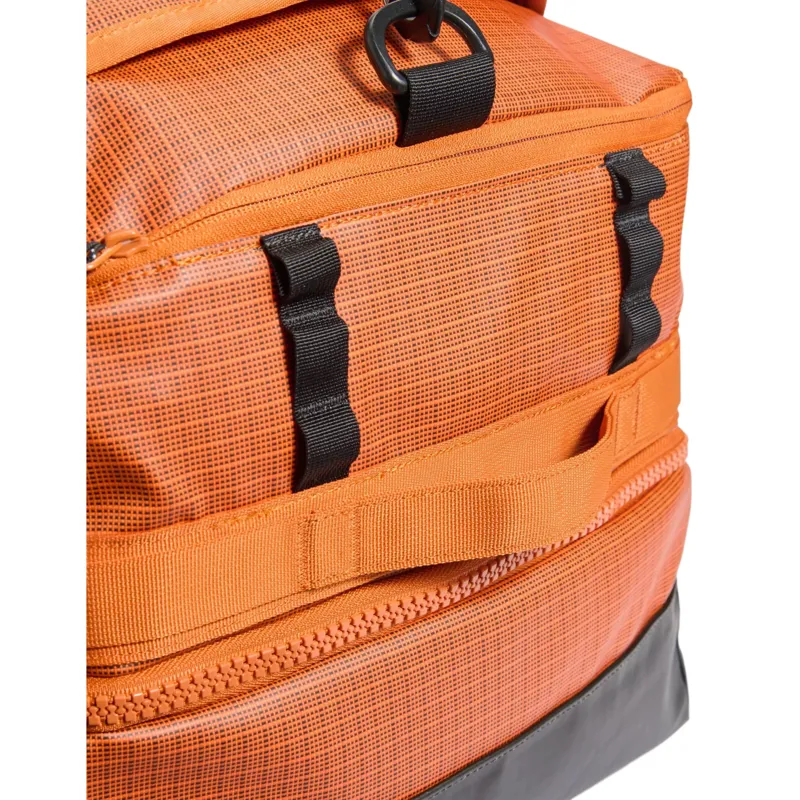 Passenger Roamer Recycled 60L Split Duffel Bag in Sunrise Orange-10